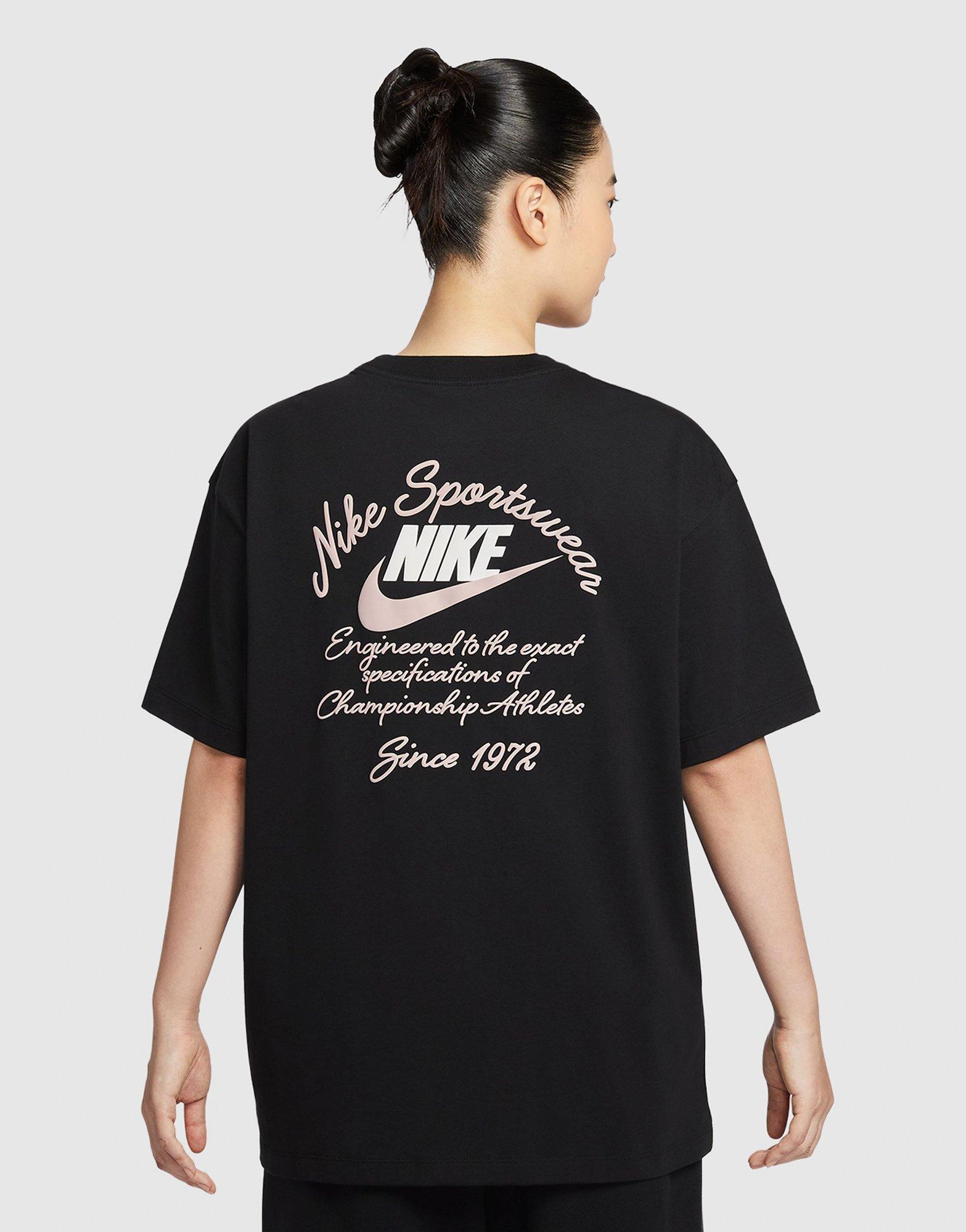 Black Nike Sportswear Oversized T-Shirt - JD Sports Malaysia