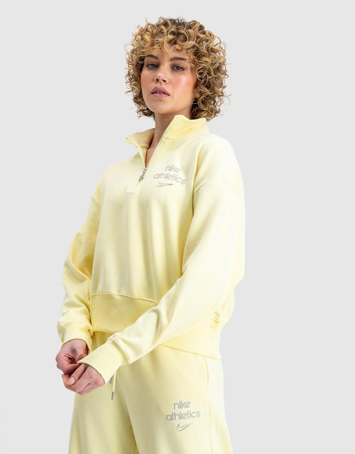 Graphic Swoosh Fleece 1/4 Zip Top