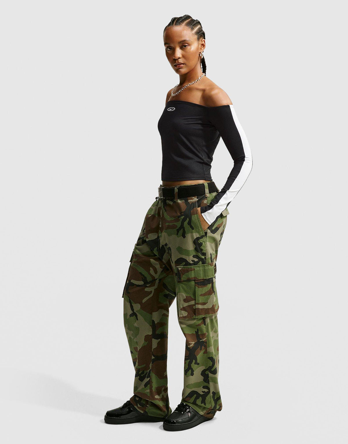 Sportswear Women's Tight Off-Shoulder Top