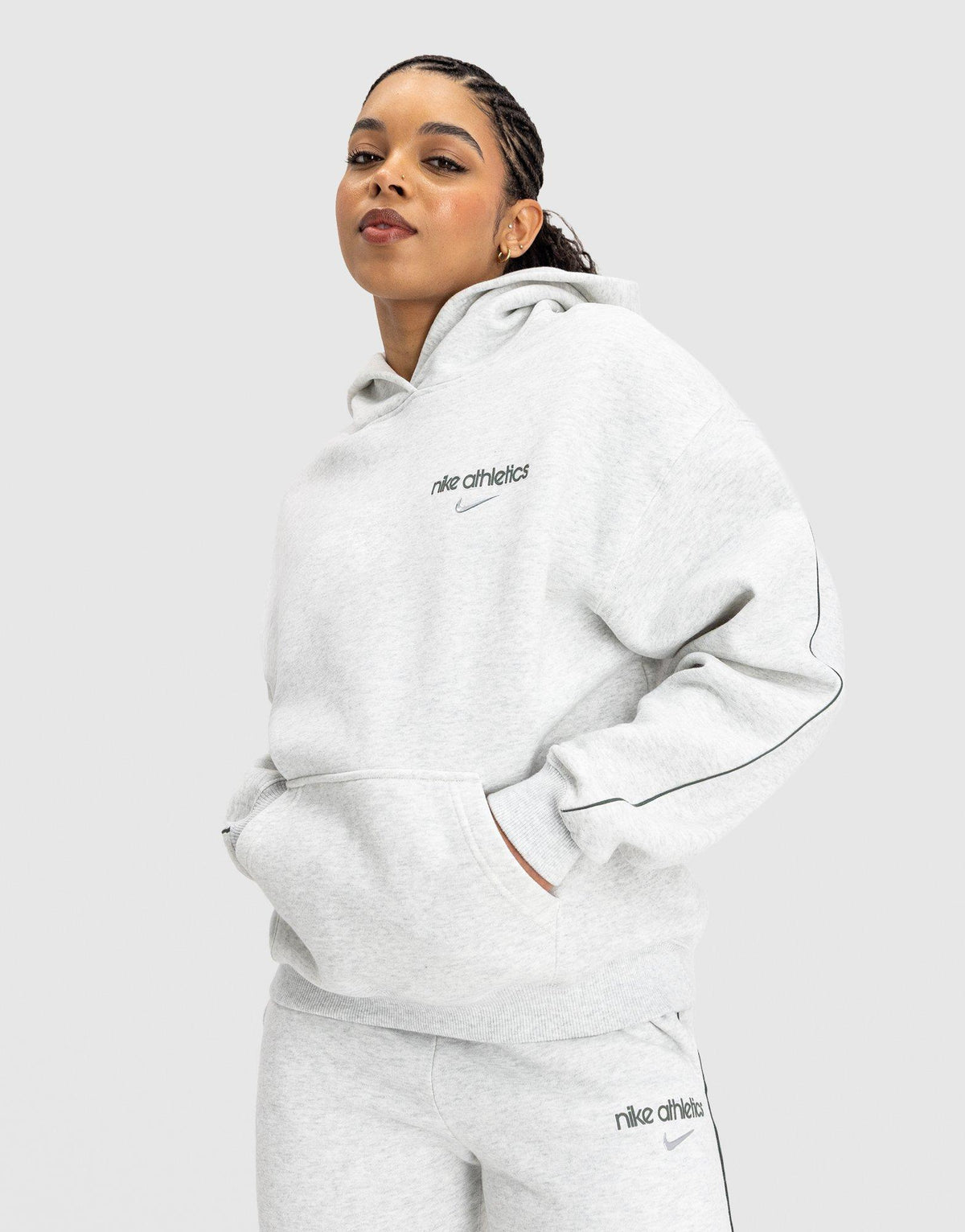 Gym Life Swoosh Fleece Oversized Hoodie