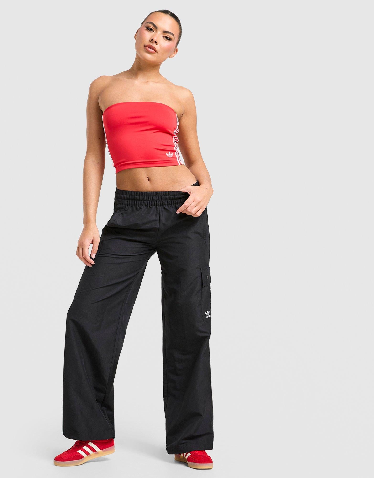 Black adidas Essentials Woven Cargo Joggers Women's - JD Sports