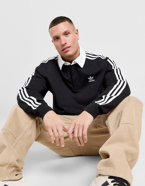 Rugby Long Sleeve Polo Shirt