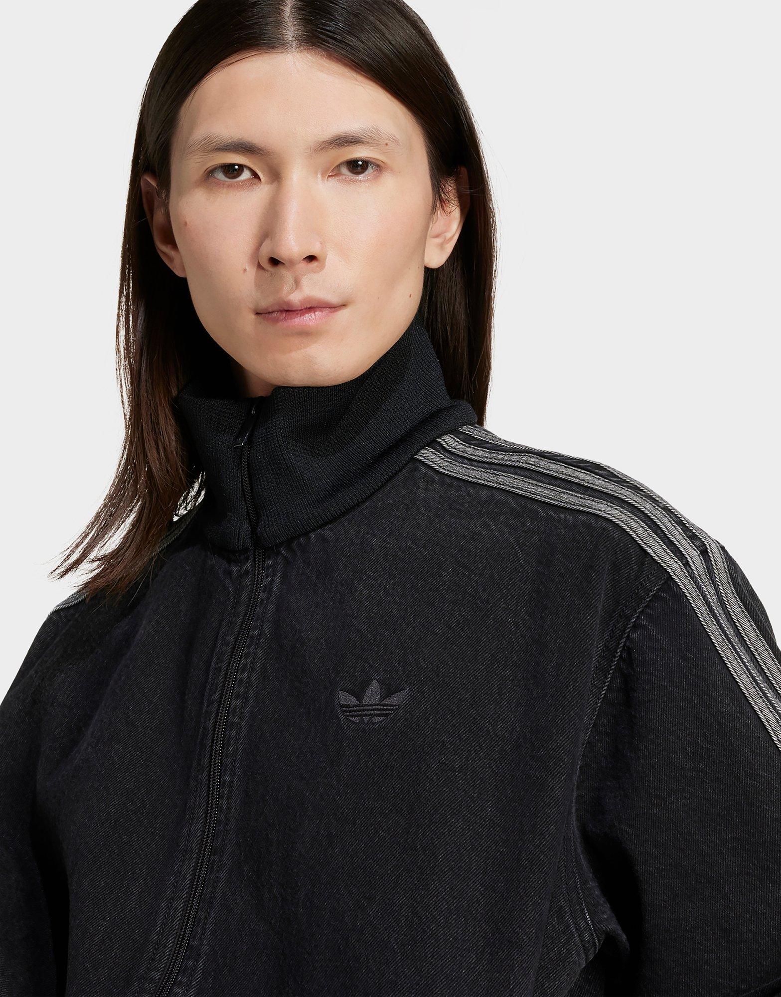 Black adidas Denim Firebird Track Top - JD Sports Malaysia