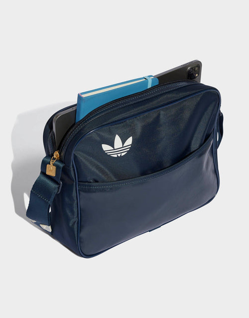 Blue adidas Mini Airliner Bag JD Sports Malaysia - Main Image