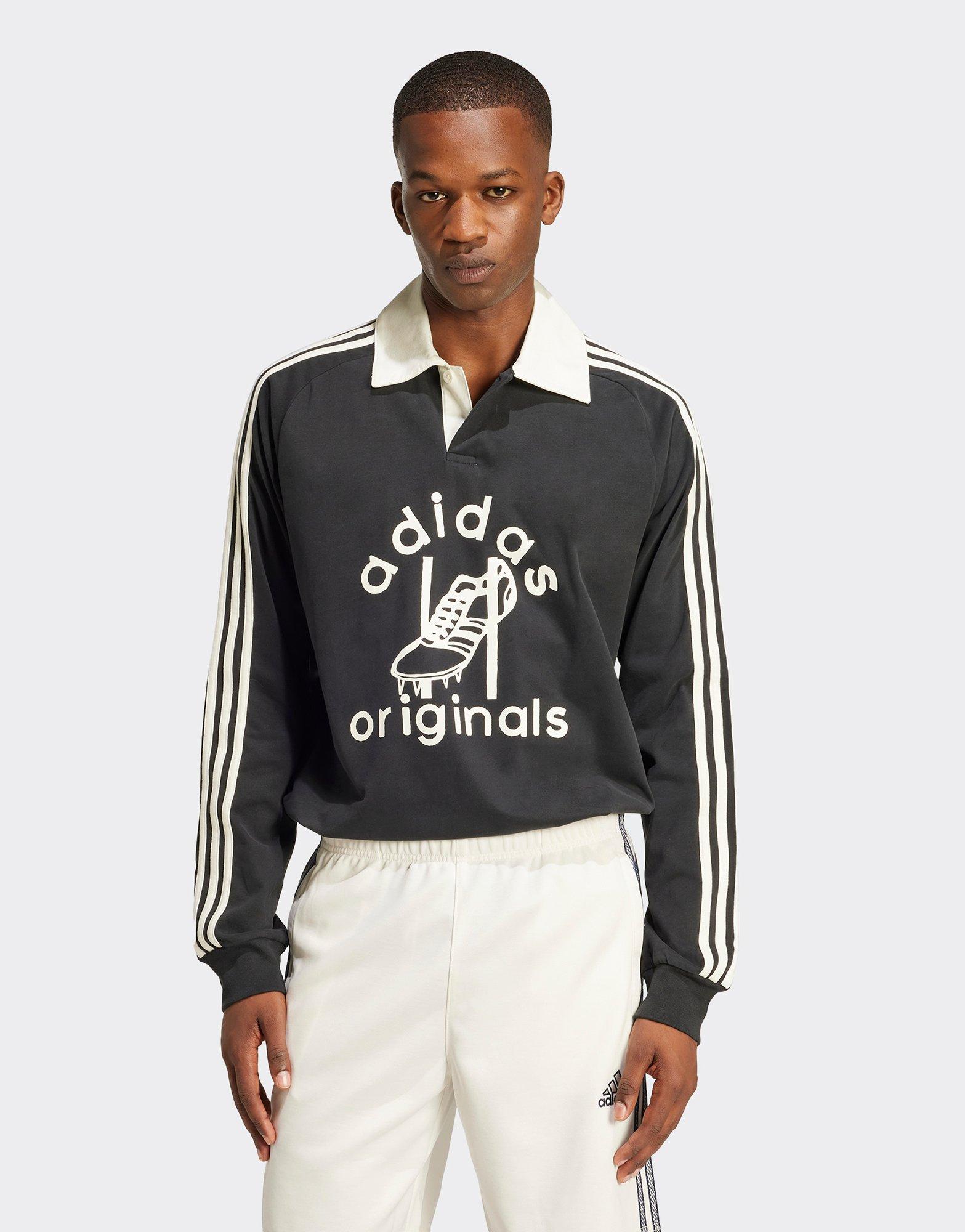 Black adidas Rugby Polo Shirt JD Sports Malaysia