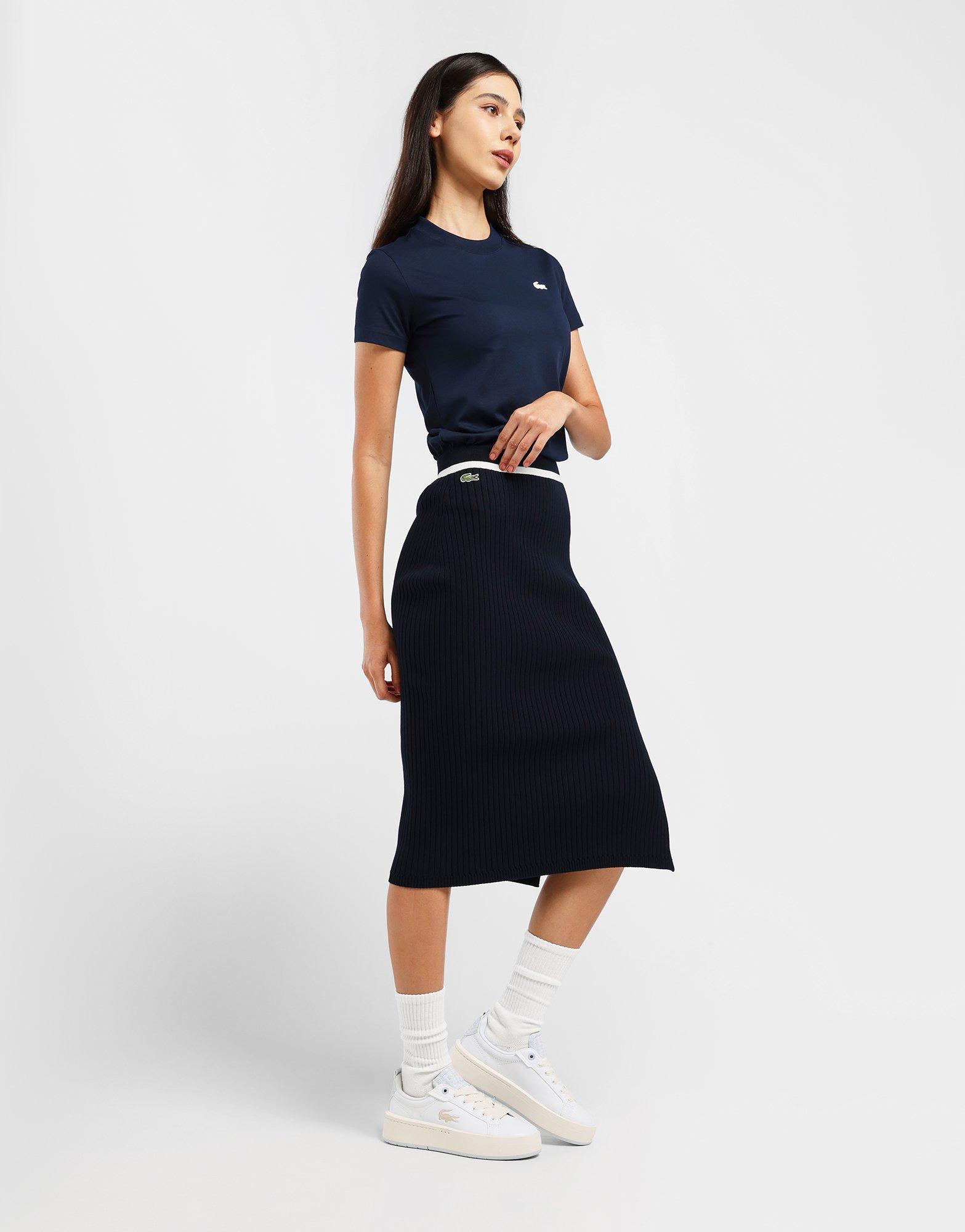 Flat Ribbed Skirt
