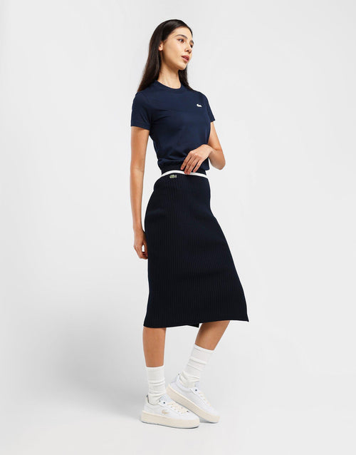 Flat Ribbed Skirt