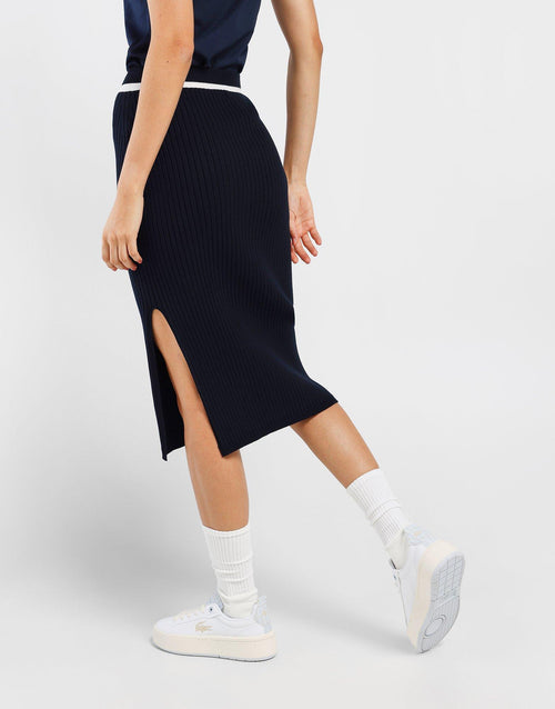 Flat Ribbed Skirt