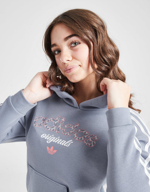 Applique Monogram Hoodie Junior's