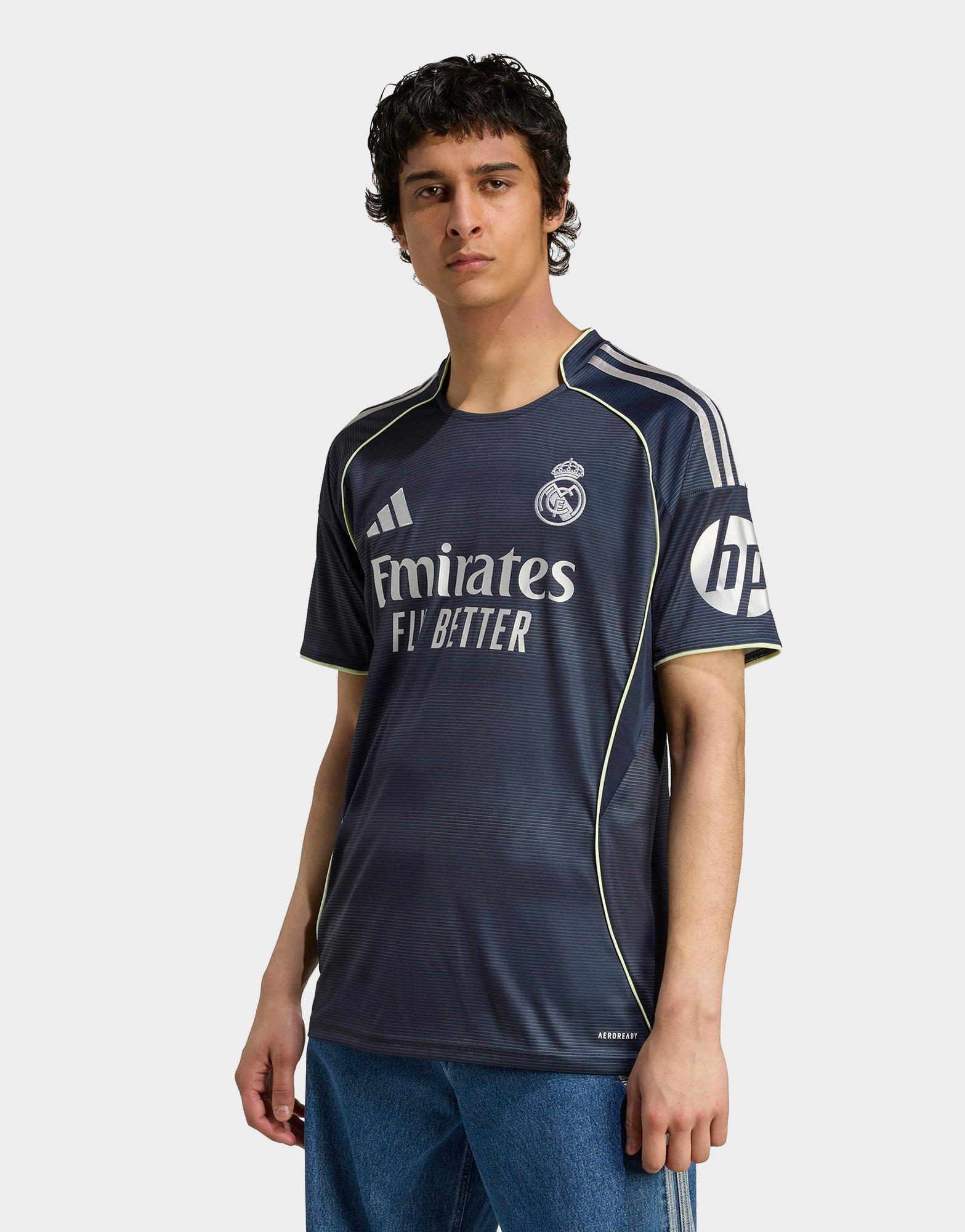 Black adidas Real Madrid 25/26 Away Jersey - JD Sports Malaysia