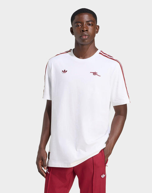 White adidas Arsenal Terrace Icons T-Shirt JD Sports Malaysia