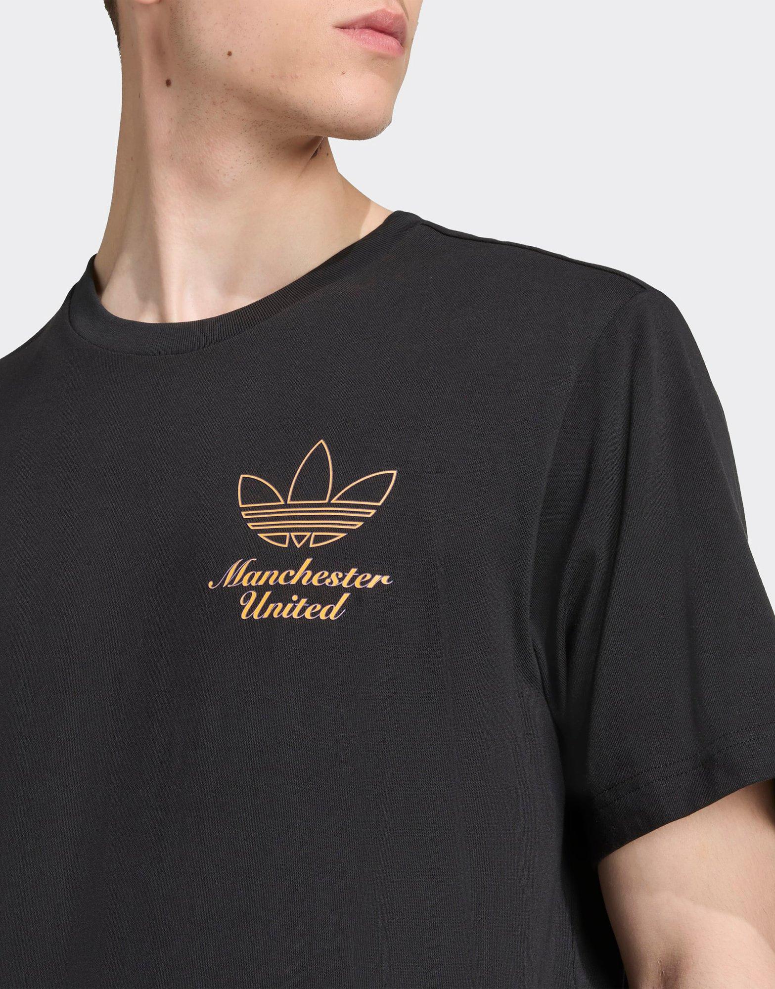 Black adidas Manchester United Terrace T-Shirt - JD Sports Malaysia