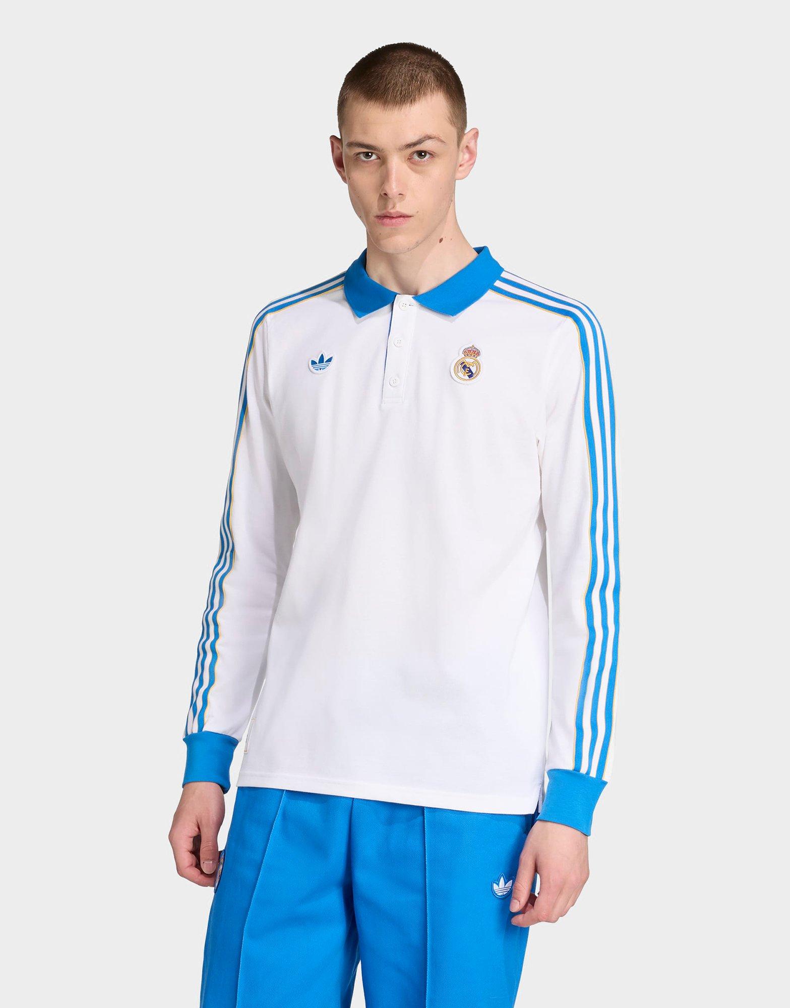Real Madrid Terrace Icons Long Sleeve Polo Shirt