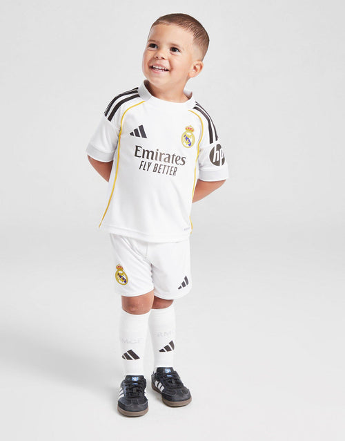 Red adidas Real Madrid 25/26 Home Mini Kit Children's JD Sports