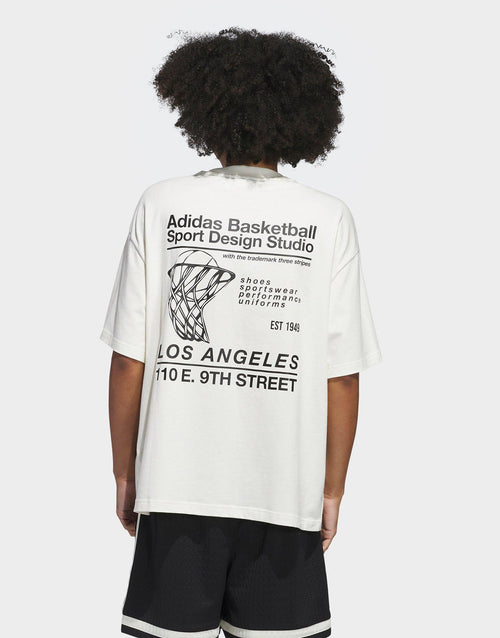 White adidas Graphic T-shirt JD Sports Malaysia