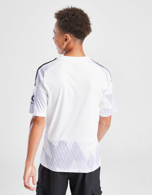 White adidas Manchester United 25/26 Away Jersey Junior's JD