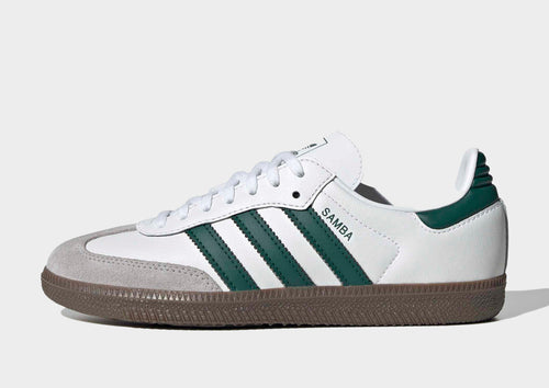 White adidas Samba OG Junior's JD Sports Malaysia - Main Image