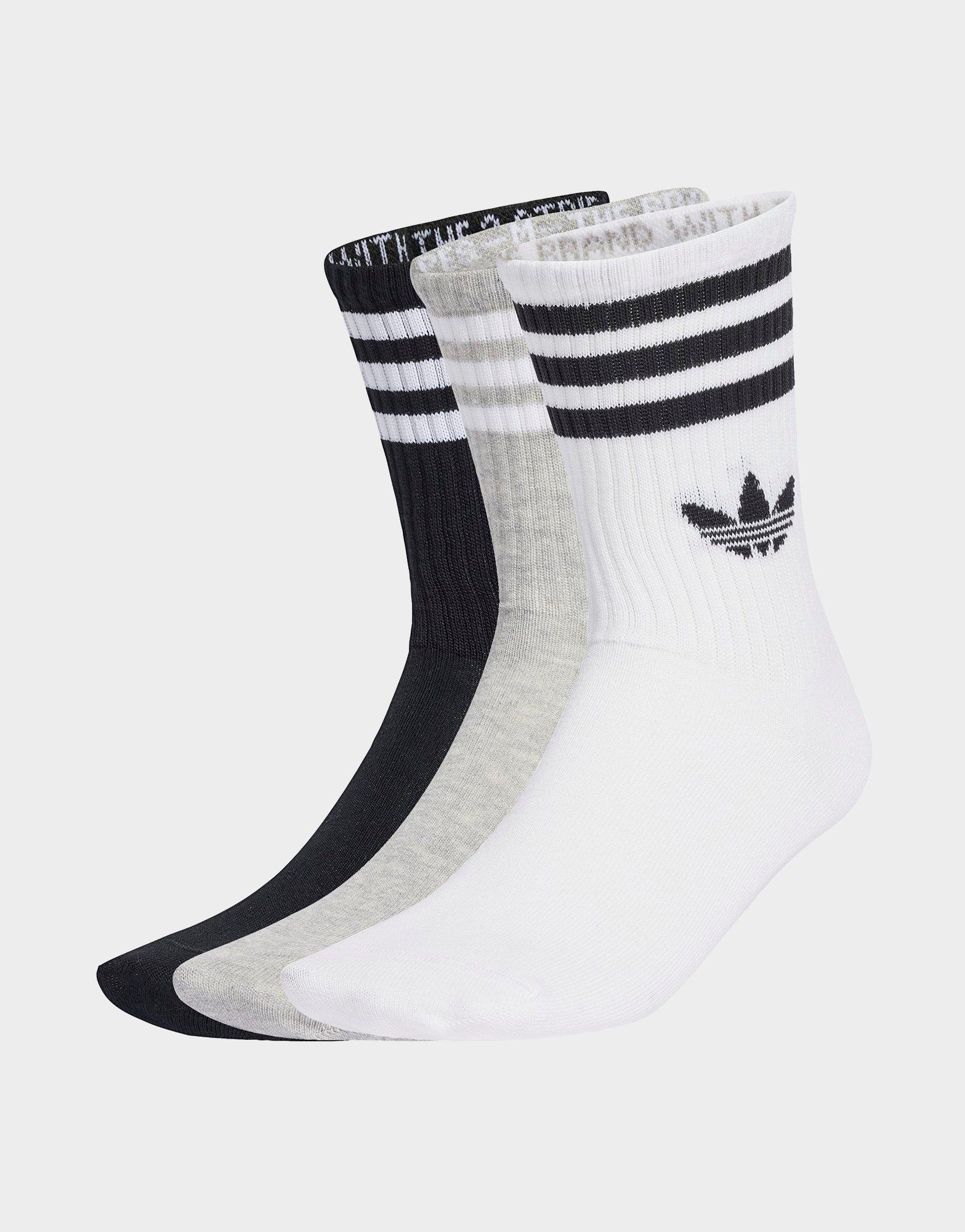 3-Stripes Crew Socks 3 Pairs
