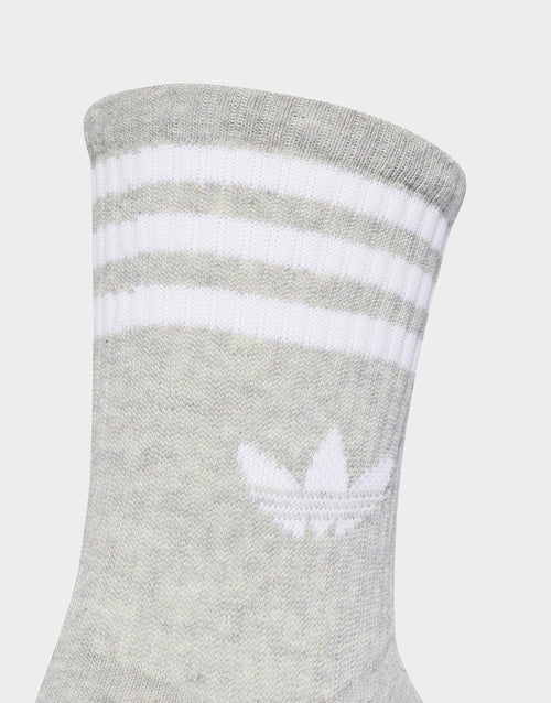3-Stripes Crew Socks 3 Pairs