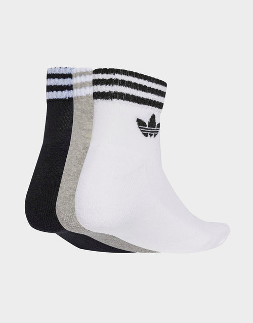 3-Stripes Ankle Socks 3 Pairs