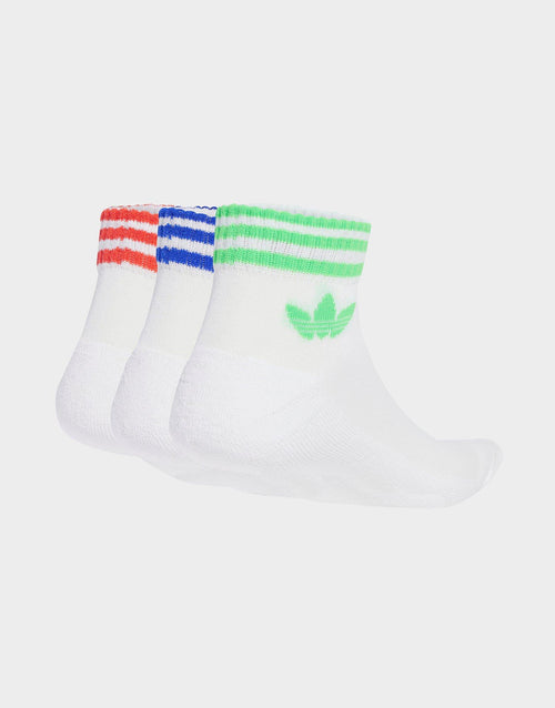 3-Stripes Ankle Socks 3 Pairs
