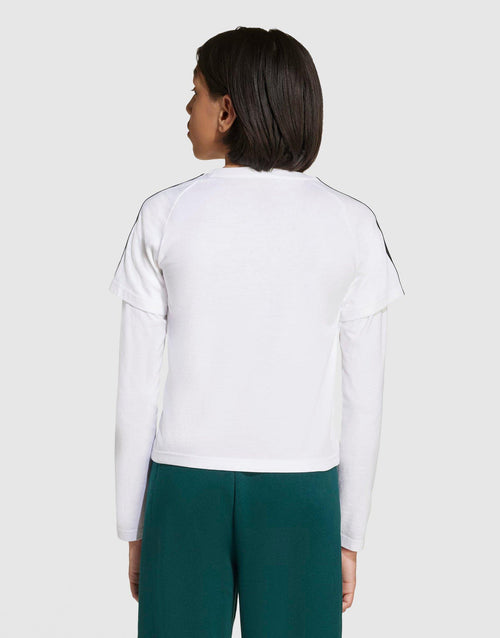 Layered Long-Sleeve Top Junior's