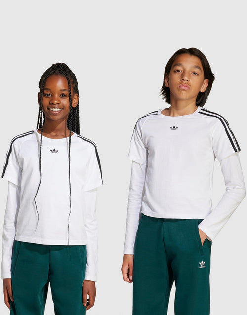Layered Long-Sleeve Top Junior's