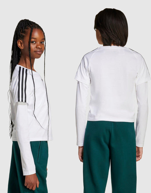 Layered Long-Sleeve Top Junior's