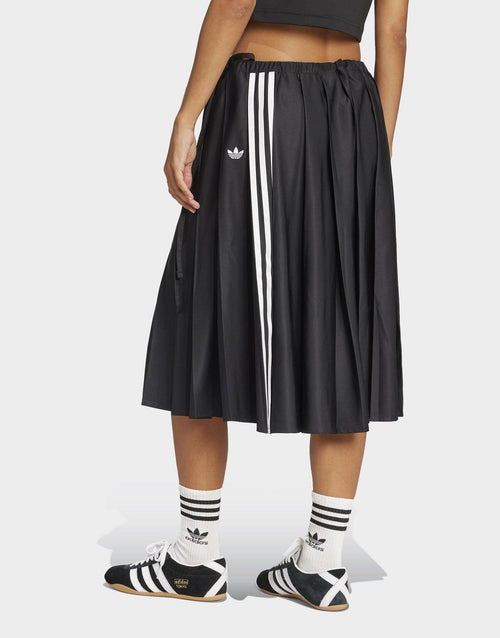 Black adidas Ribbon Pleated Maxi Skirt JD Sports Malaysia