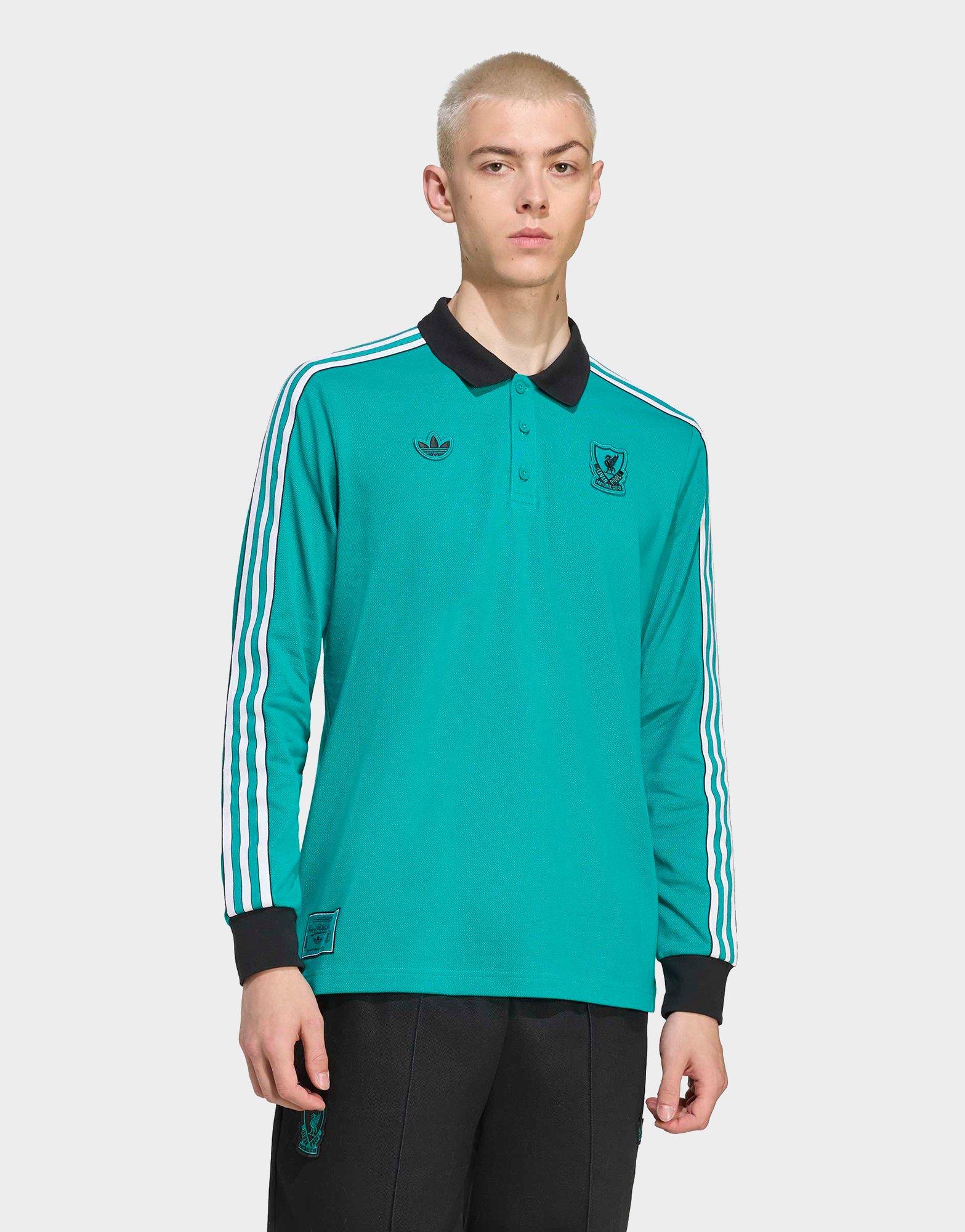 Liverpool FC Terrace Icons Long Sleeve Polo Shirt