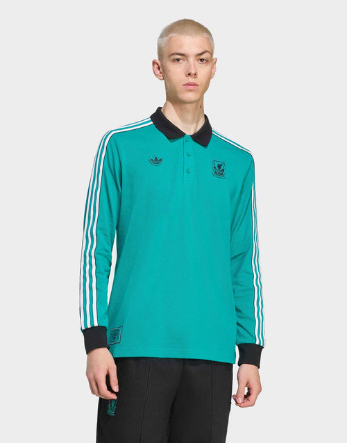 Liverpool FC Terrace Icons Long Sleeve Polo Shirt