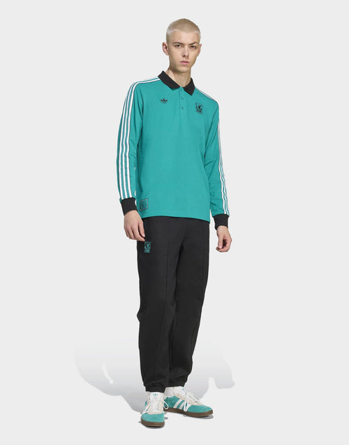 Liverpool FC Terrace Icons Long Sleeve Polo Shirt