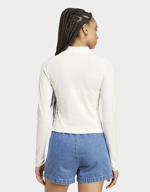 Long-Sleeve Crest Top