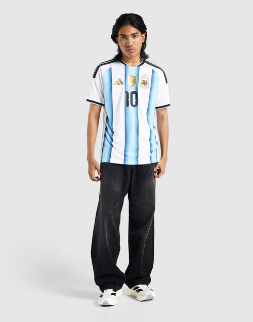 Argentina 26 Home Replica Messi Jersey
