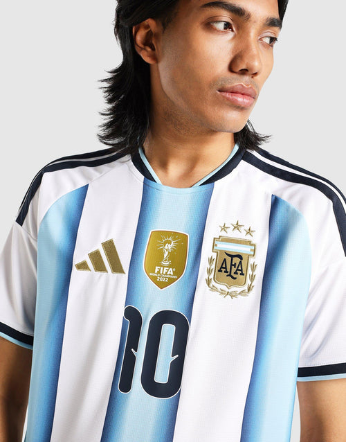 Argentina 26 Home Replica Messi Jersey