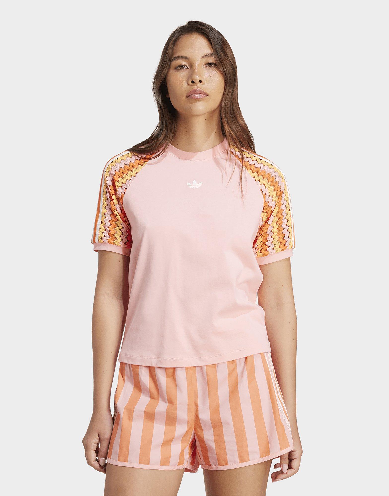 3-Stripes Crochet Cali T-Shirt