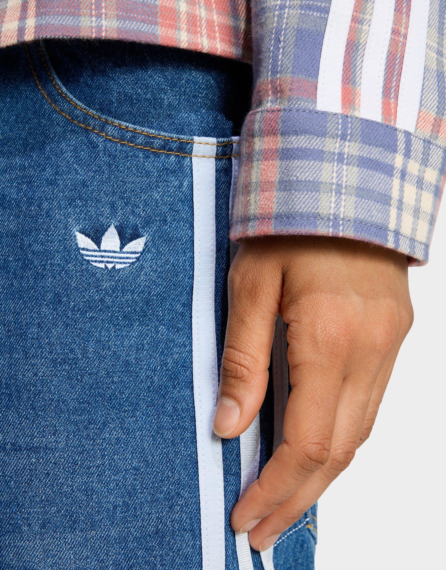 Blue adidas Baggy GFX Denim - JD Sports Malaysia