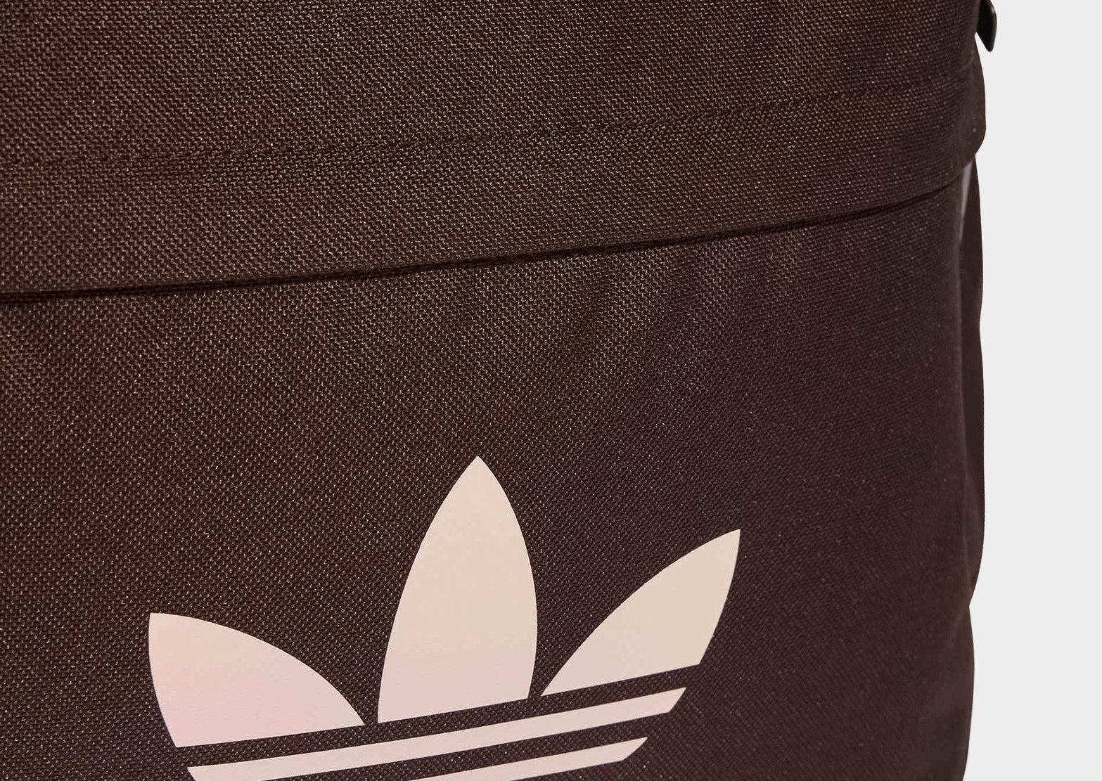 adidas classic trefoil backpack maroon Brown adidas Adicolor Classic Backpack