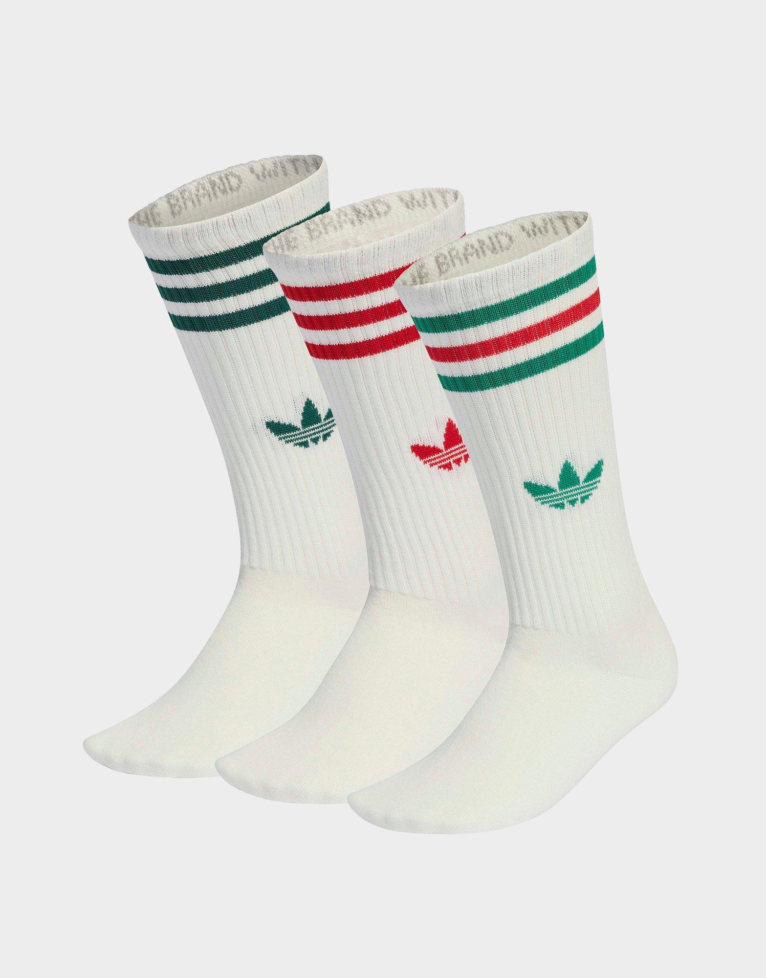 3-Stripes High Crew Socks 3 Pairs