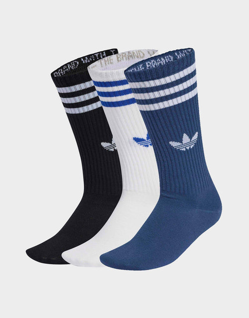 3-Stripes High Crew Socks 3 Pairs