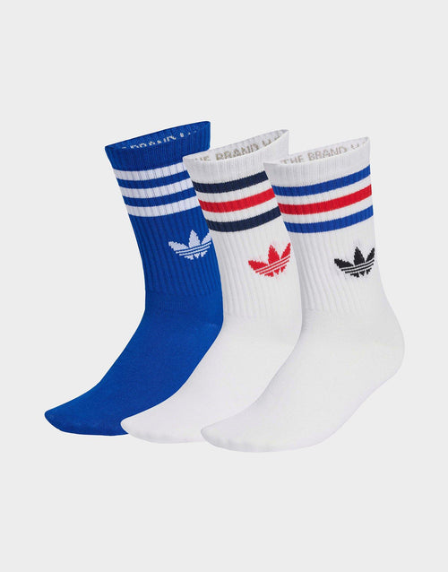 3-Stripes Crew Socks 3 Pairs