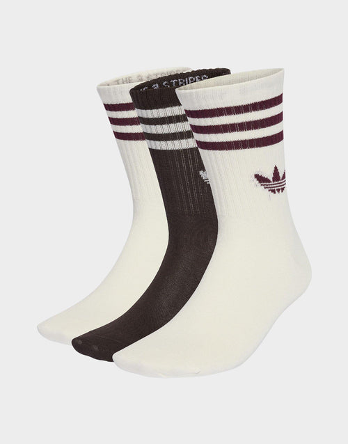 3-Stripes Crew Socks 3 Pairs