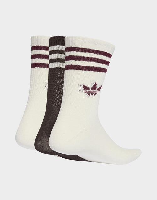 3-Stripes Crew Socks 3 Pairs