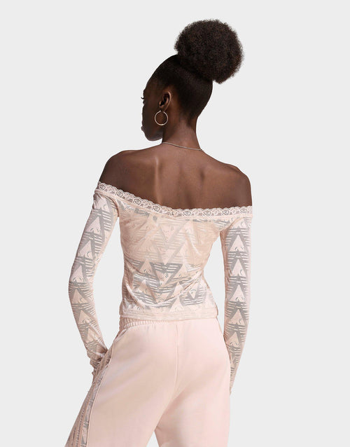 Lace Bardot Top
