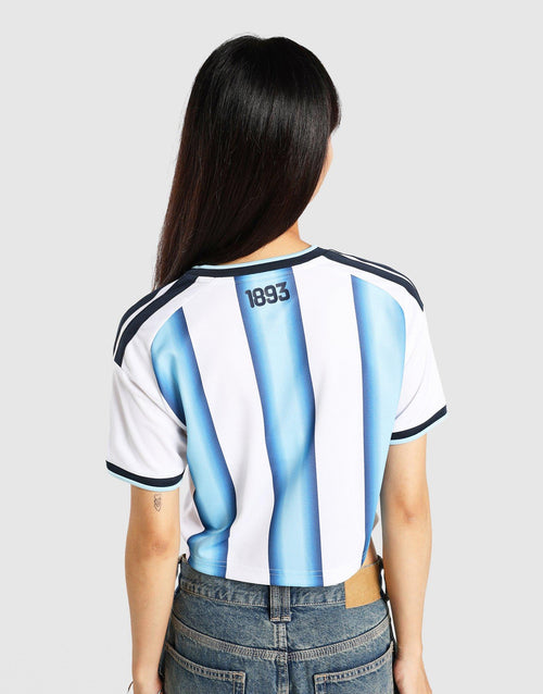 Argentina 26 Home Replica Cropped Jersey