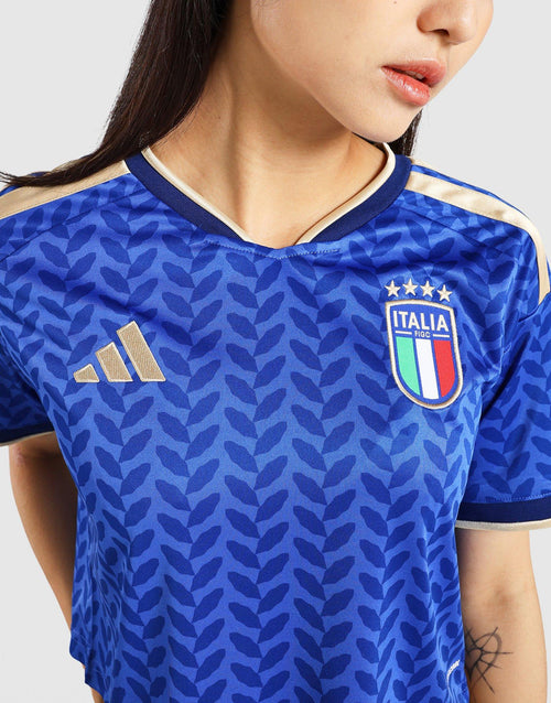 Italy 26 Home Replica Cropped Jersey