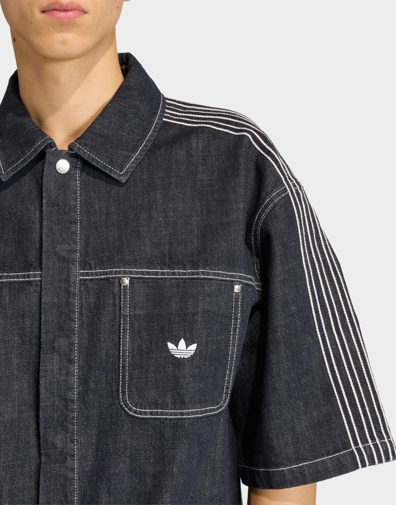 Blue adidas Denim Work Shirt - JD Sports Malaysia