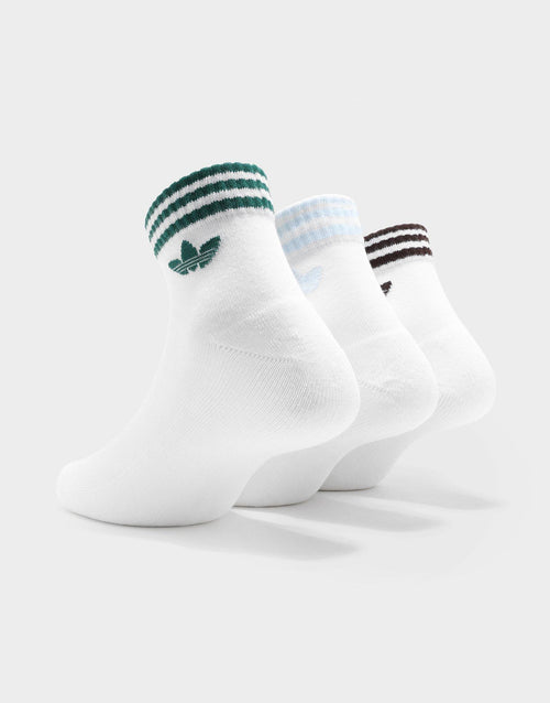 3-Stripes Ankle Socks 3 Pairs