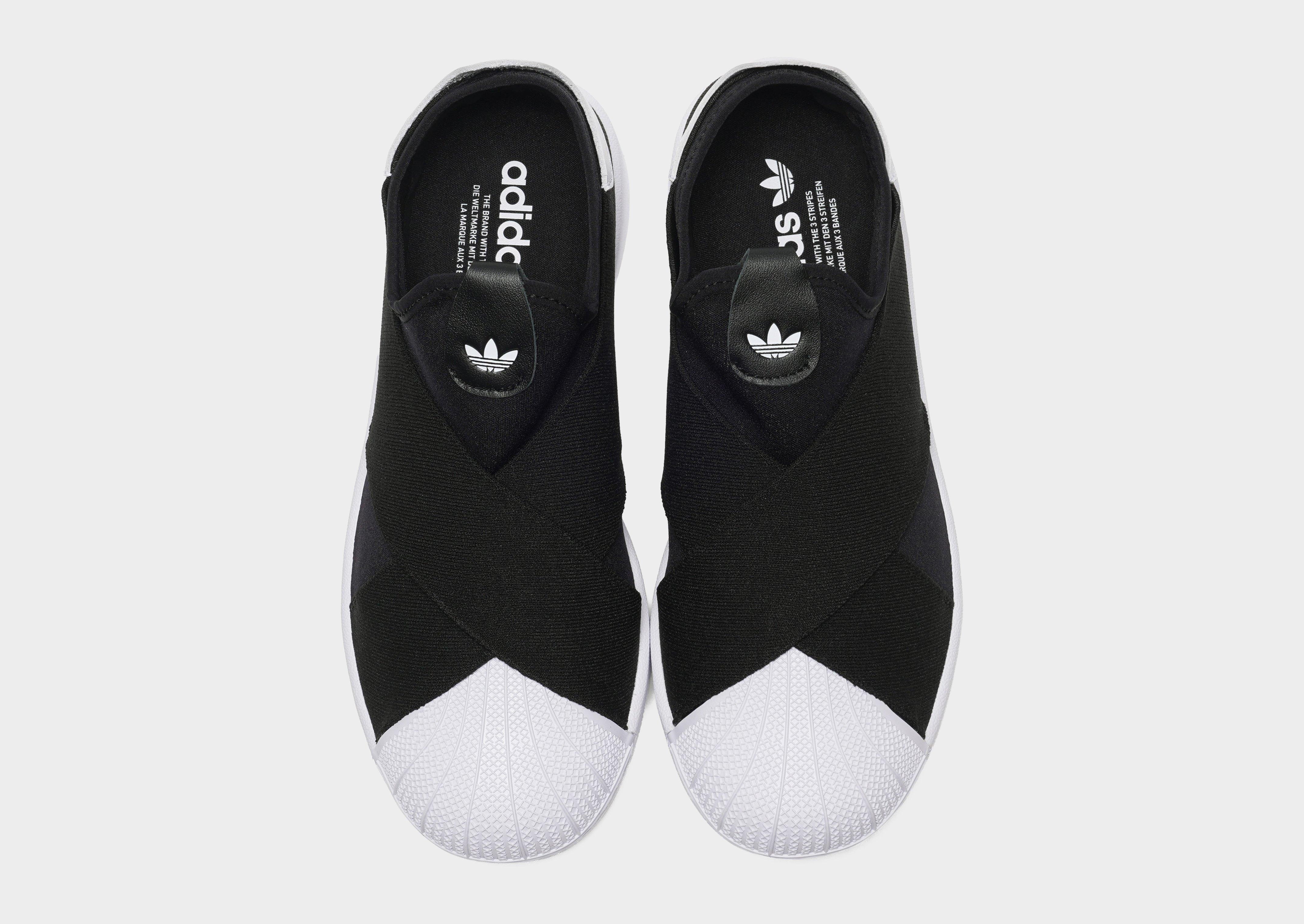 Black adidas Superstar II X Slip-On Women's