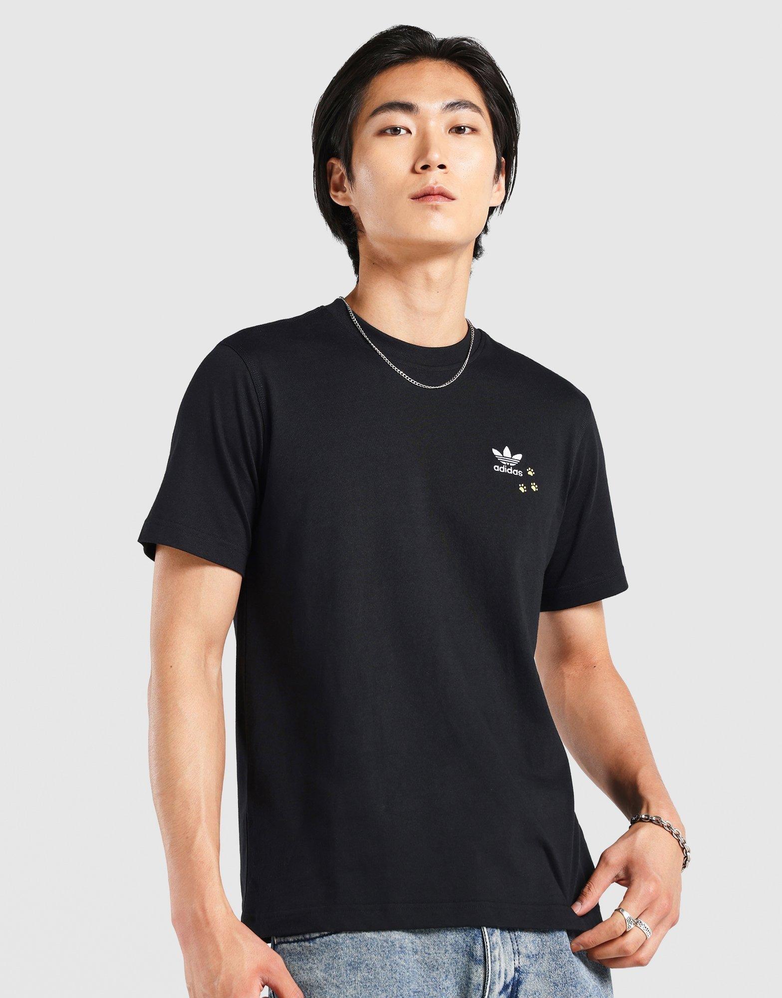 ハグオーワー　PAWSOME Tシャツ　BLACK Black adidas Pawsome T-Shirt - JD Sports Malaysia